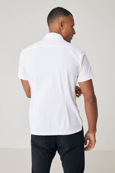 Dynamic shirt korte mouwen wit