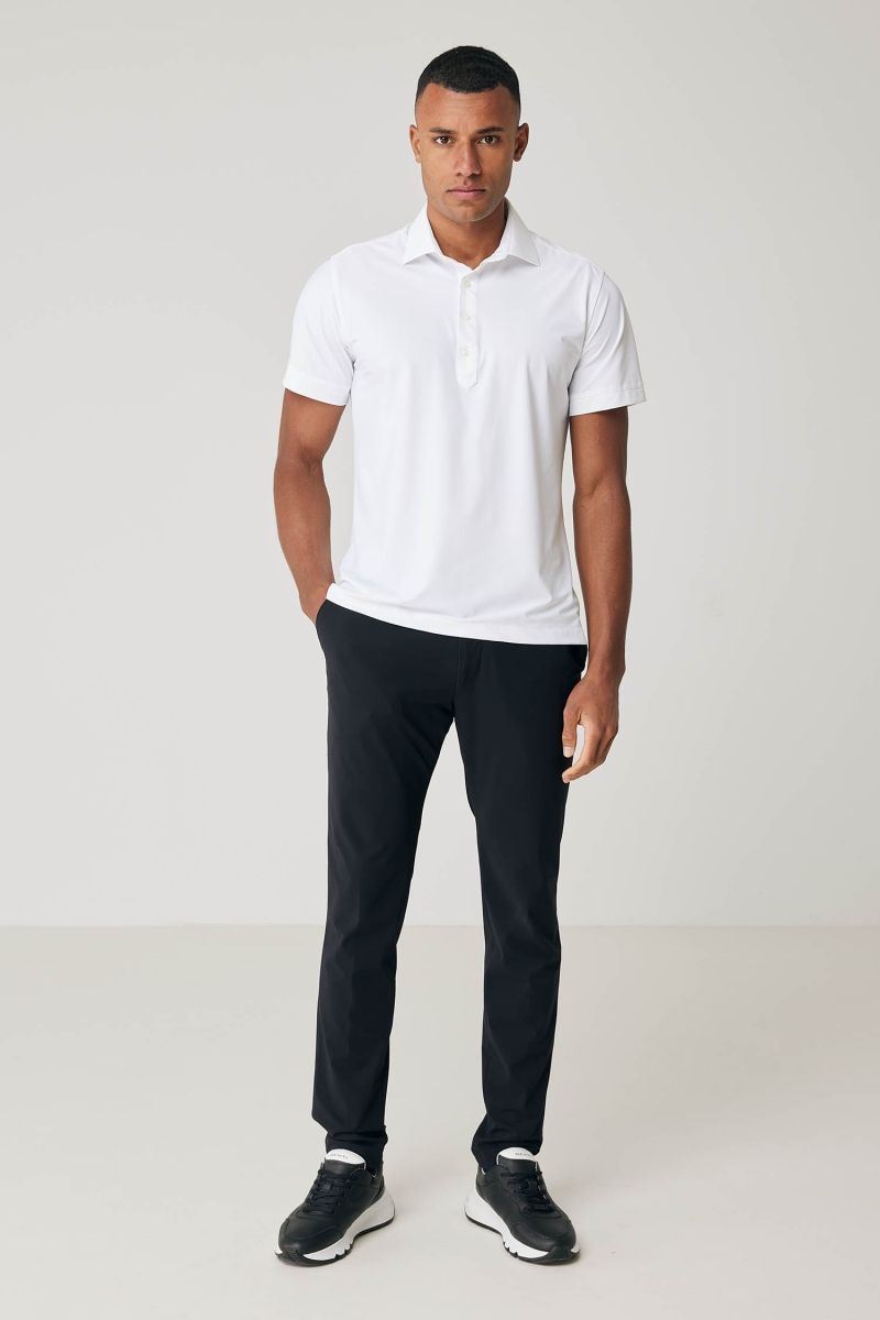 Dynamic shirt korte mouwen wit