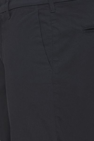 Katoen stretch shorts donkerblauw