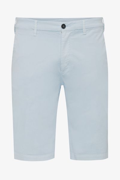 Katoen stretch shorts lichtblauw