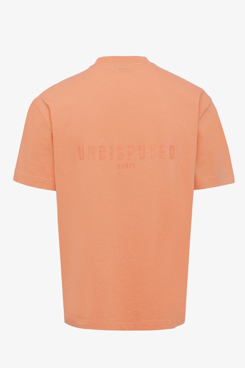 T-shirt zip oranje