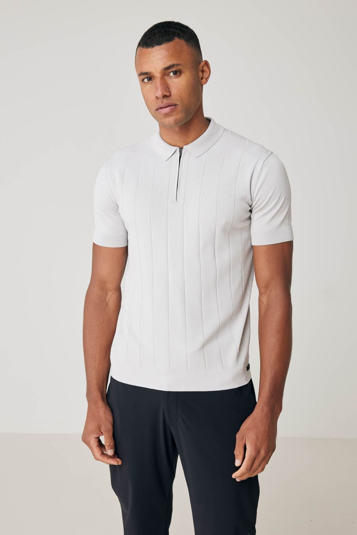 Cool dry polo zit zwart