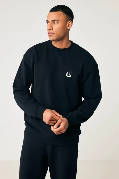 Monogram Crewneck zwart