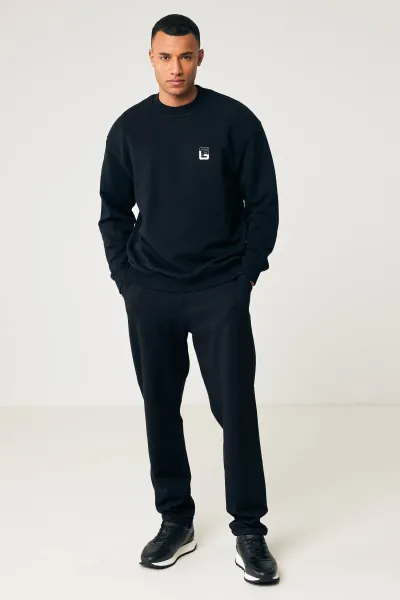 Monogram Crewneck zwart