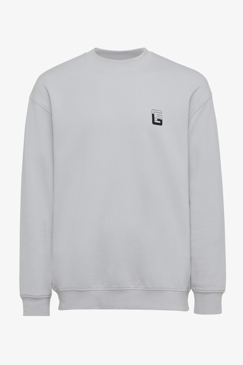 Monogram crewneck beige