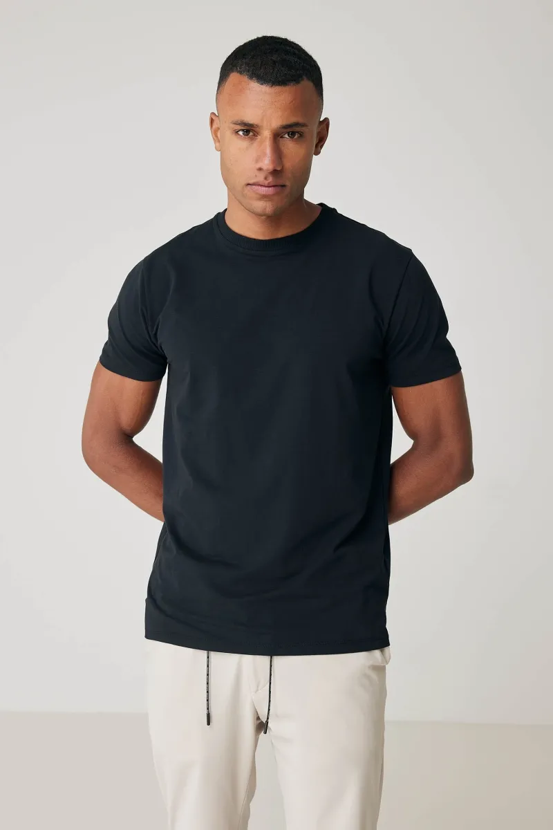 Ice cotton T-shirt black