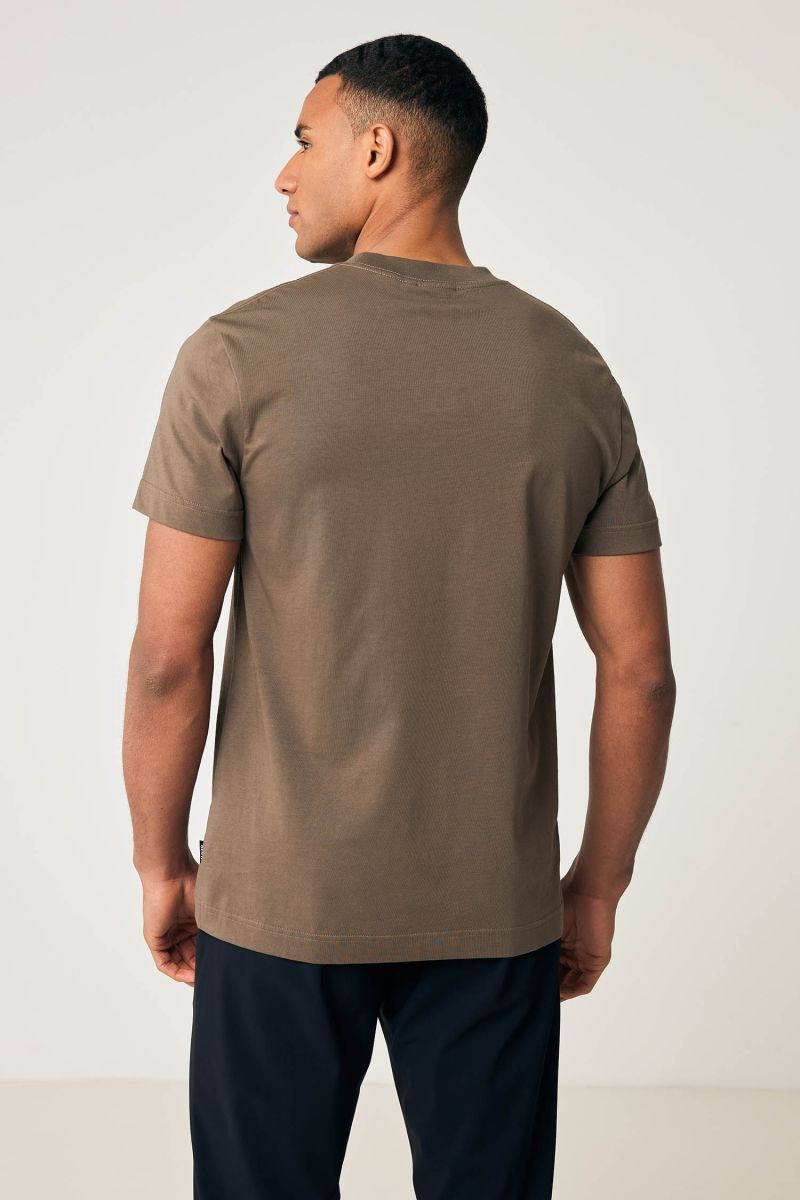 Logo T-shirt brown