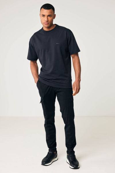 Relaxed fit t-shirt zwart