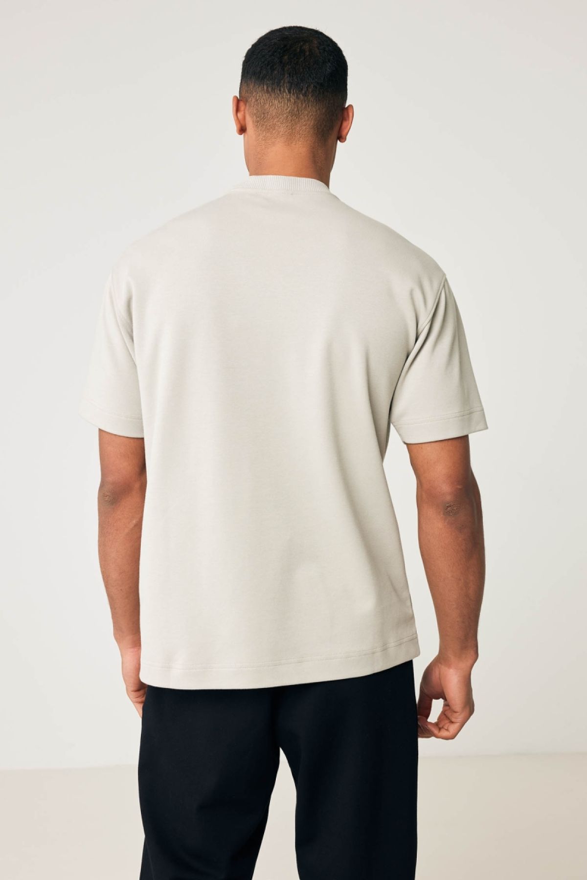 Relaxed fit t-shirt beige