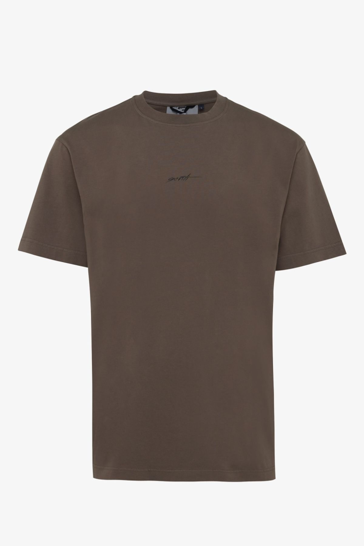 Monogram T-shirt bruin