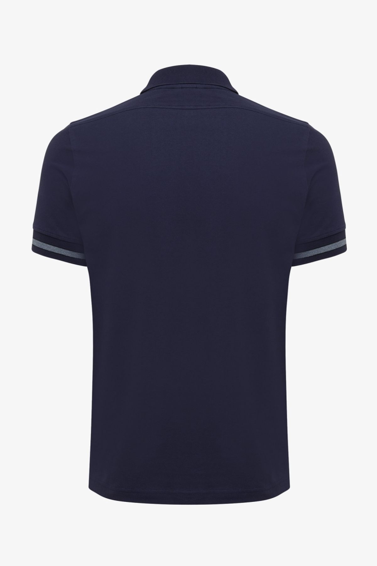 Pique polo short sleeve donkerblauw