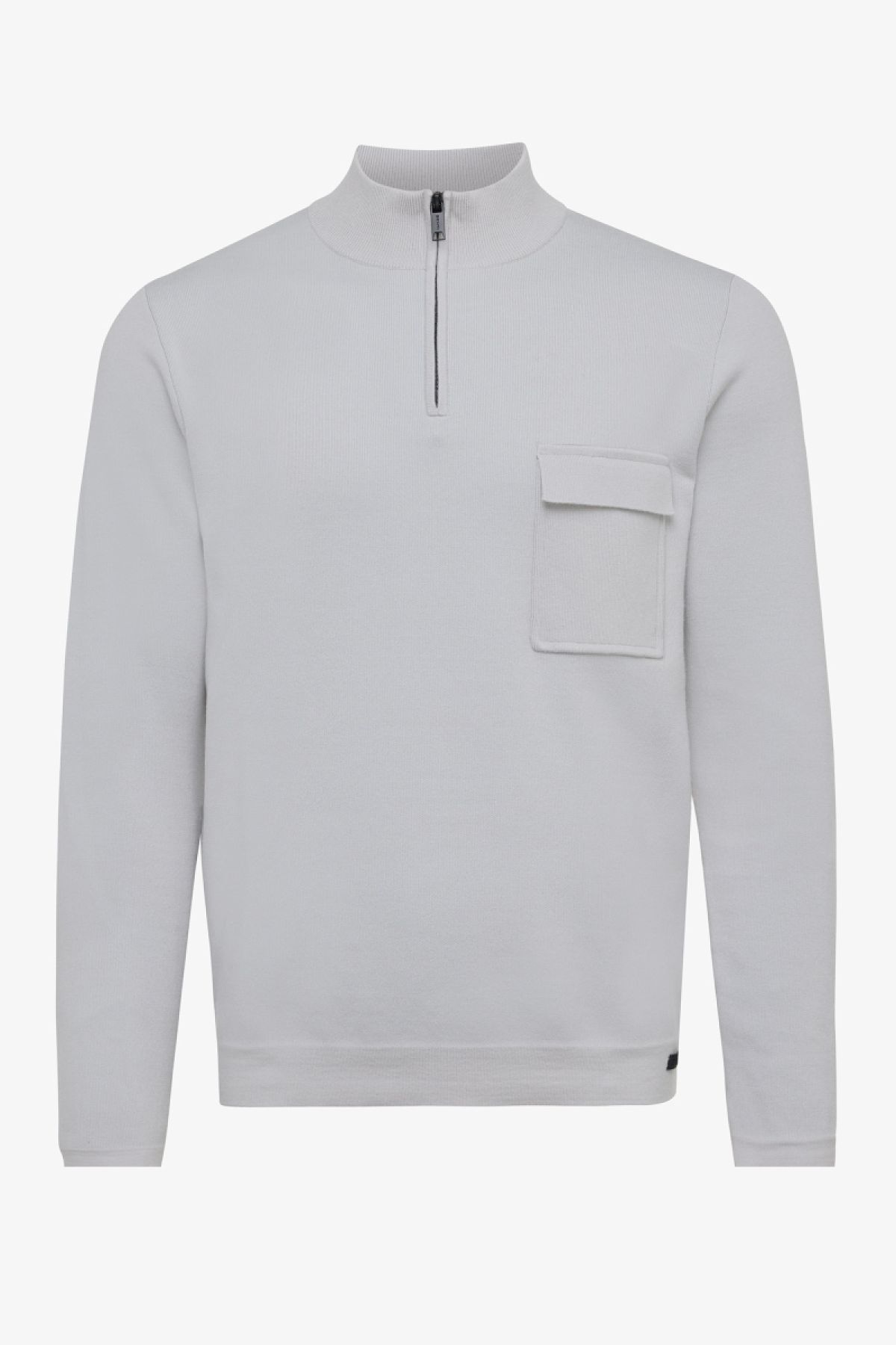 Interlock turtle zip off-white