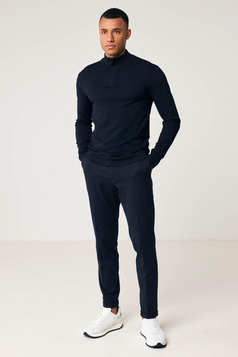 Cool dry turtle zip donkerblauw