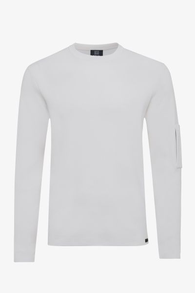 Cool dry heavy pullover off-white