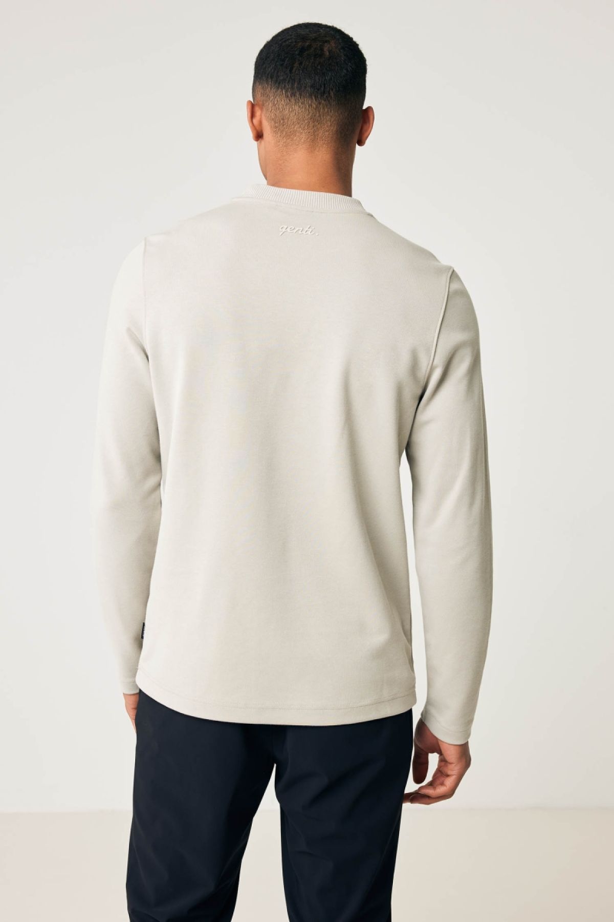 Pullover double face beige
