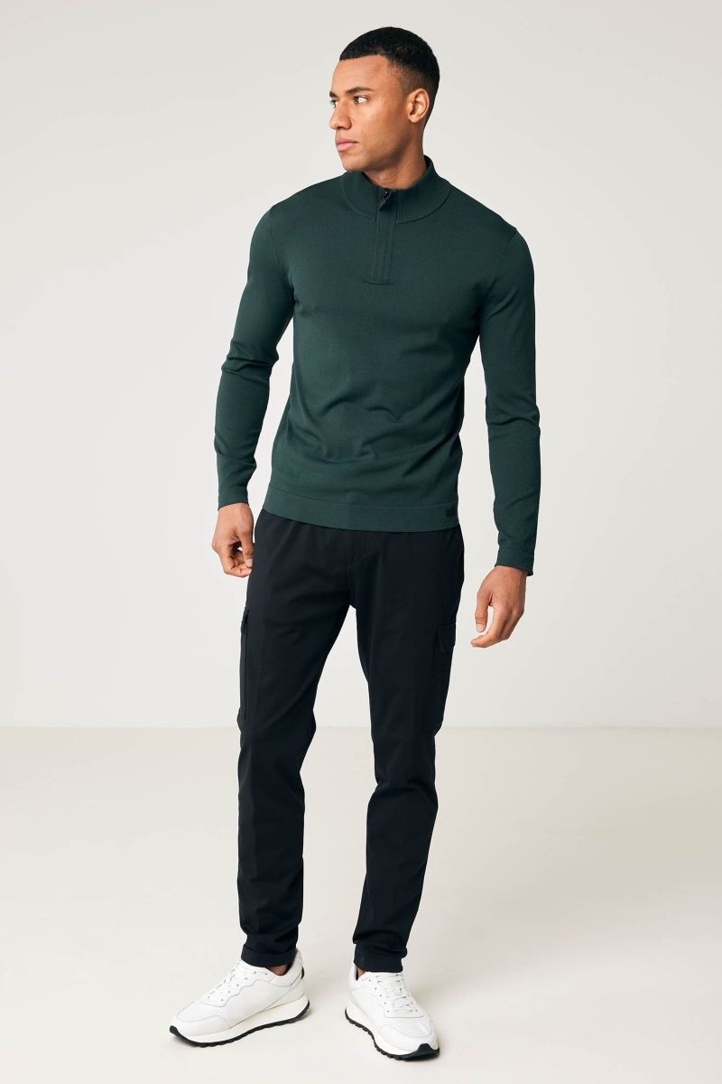 Cool dry turtle zip donkergroen