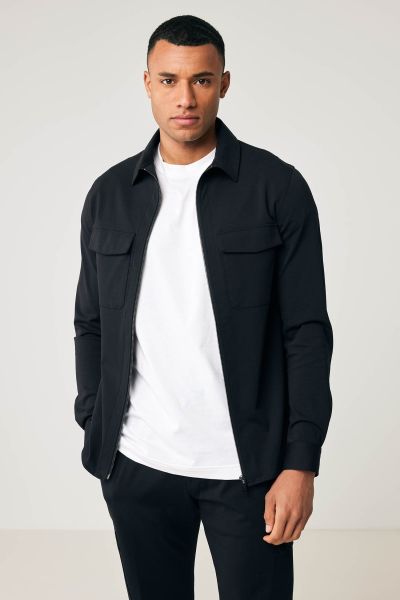 Overshirt oaks zwart
