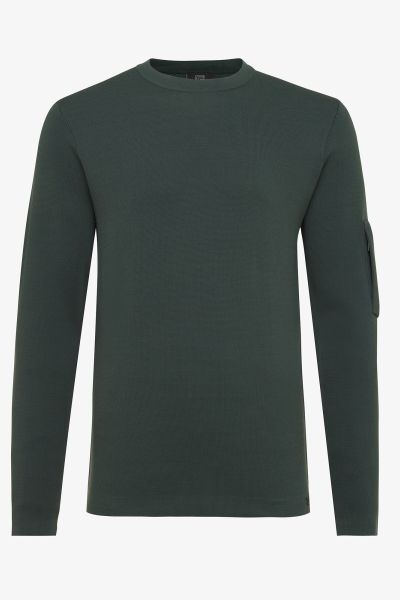 Cool dry heavy pullover donkergroen