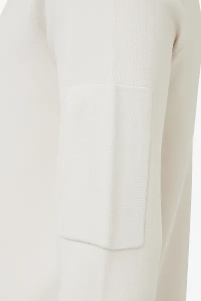 Cool dry heavy rollneck off-white