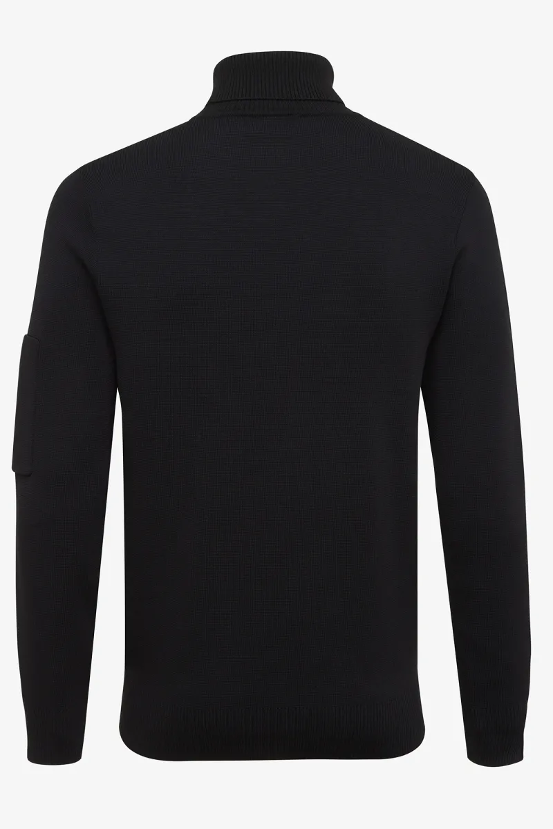 Cool dry heavy rollneck zwart