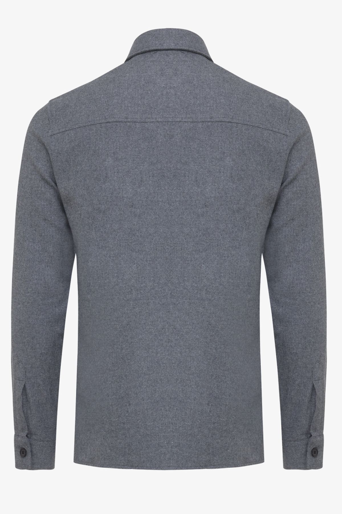 Overshirt oaks donkergrijs