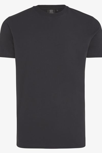 ICE-COTTON T-SHIRT DONKERBLAUW