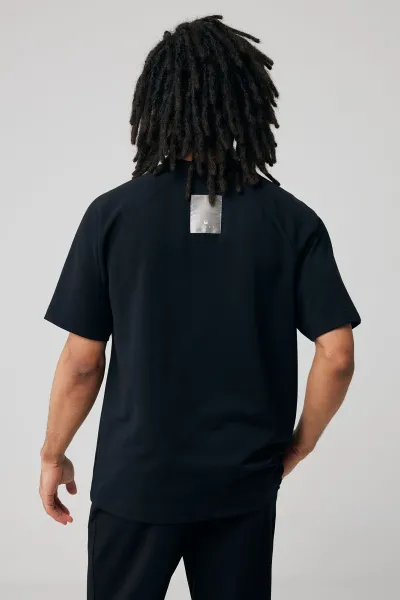Monogram t-shirt zwart