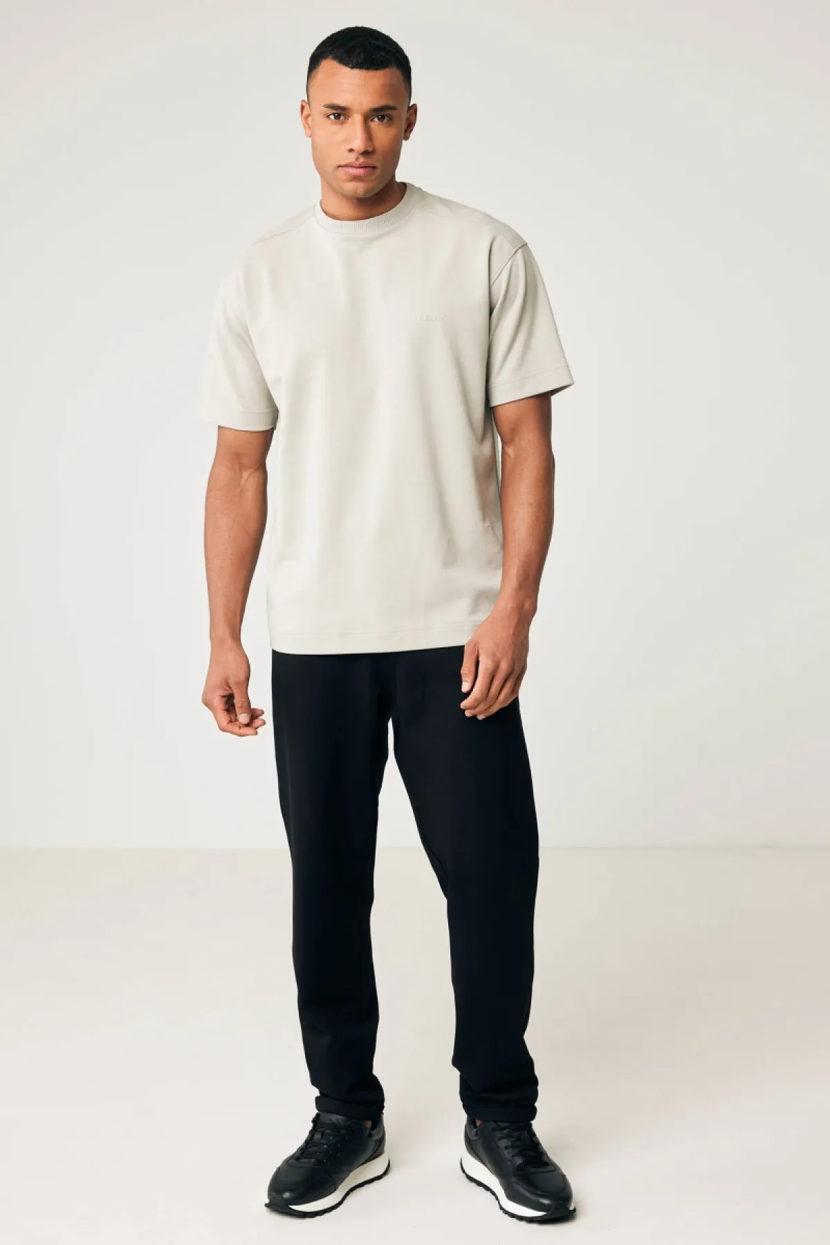 Relaxed fit t-shirt beige