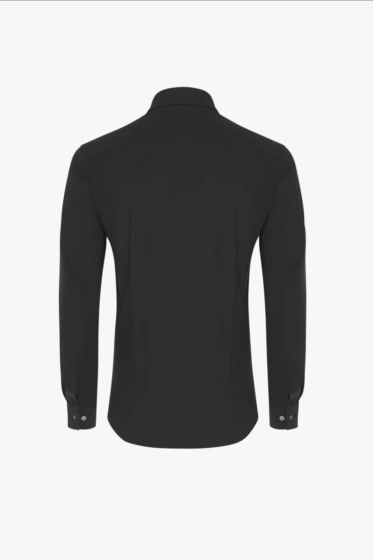 Dynamic stretch overhemd zwart