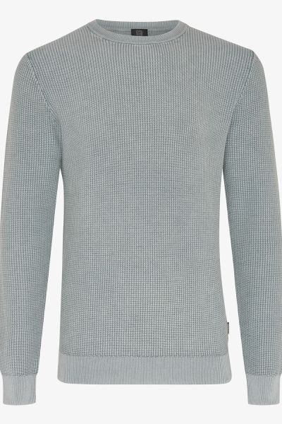 STONEWASHED TRUI GROEN