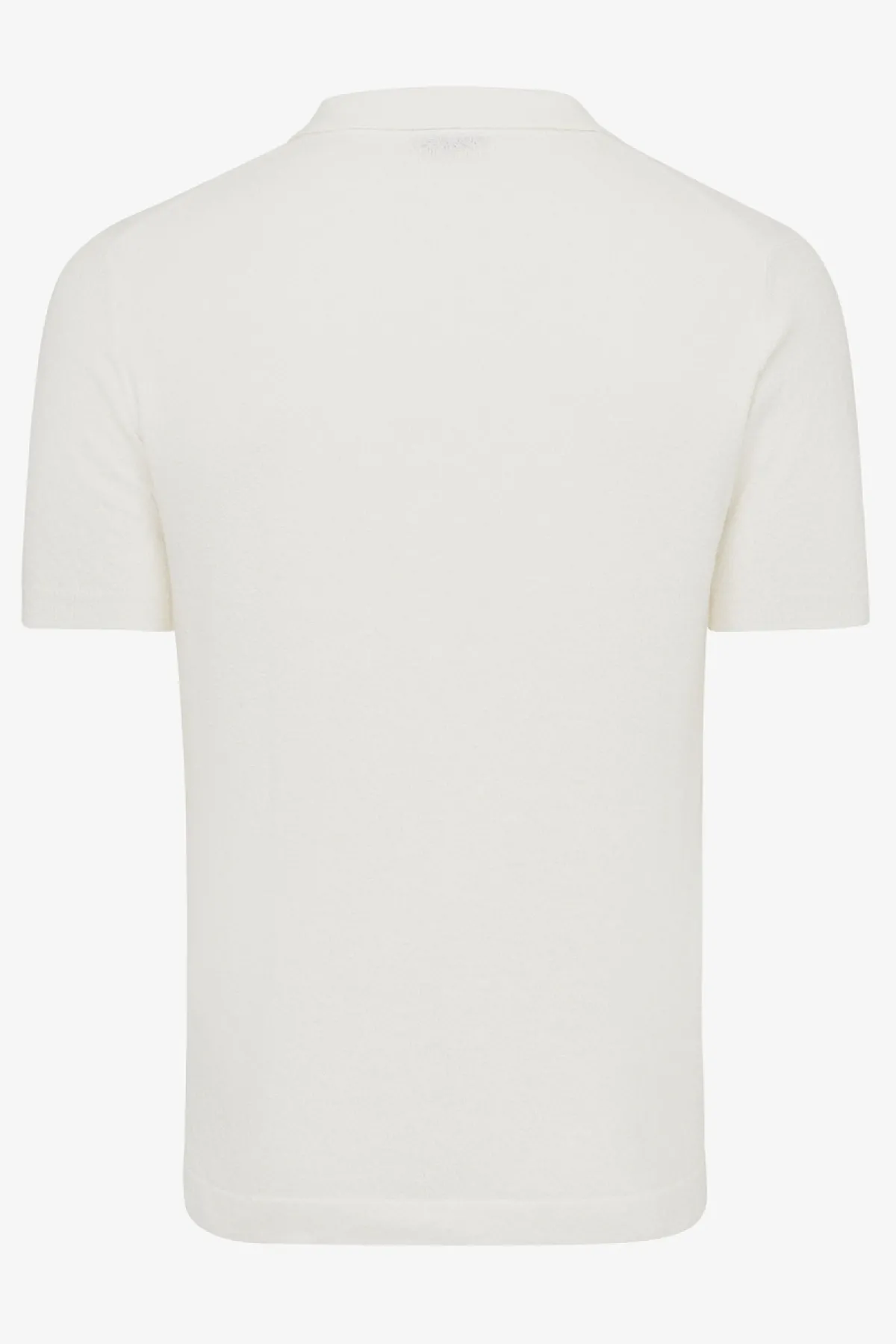 No button polo off-white